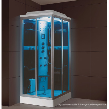 Fabriqué en Chine cabine de douche retangulaire mode sauna et salle combinée de vapeur